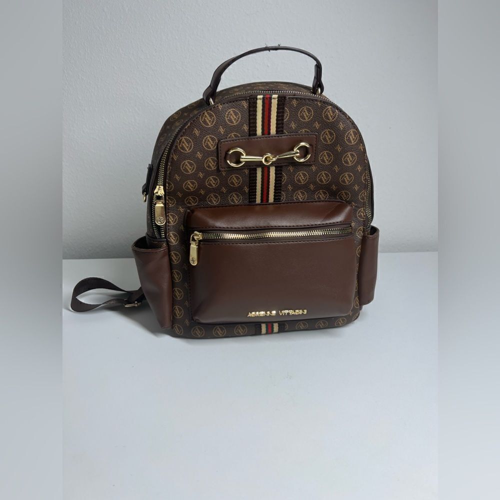 NWOT Adrienne Vittadini Backpack Brown